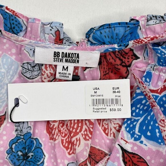 BB Dakota By Steve Madden Flutter Away Top Blouse NEW - Picture 7 of 11